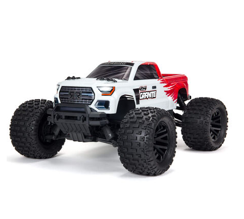 1 10 GRANITE 4X4 MEGA 550 Brushed Monster Truck RTR Red Luke s Hobbies
