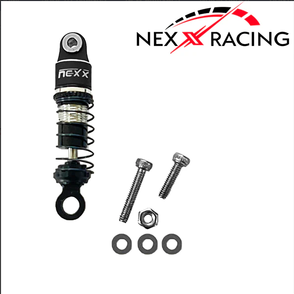 Nexx Racing Dual Spring Center Oil Shock Set - BLACK